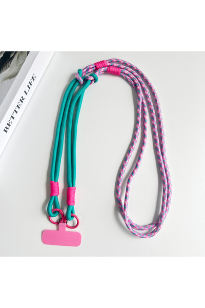 Choice8 حبل تعليق للهاتف المحمول مزدوج الاستخدامات، مصنوع من بوليستر /النايلو...