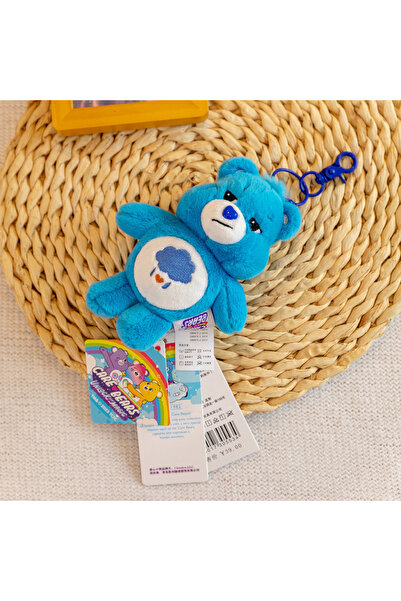 choice2 سلسلة مفاتيح كير بيرز الزرقاء وبري ، دب كير بيرز قوس قزح يصدر صوت صري...