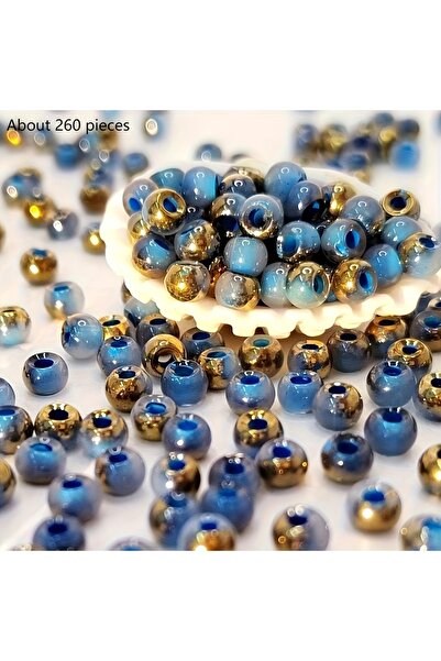Choice12 4mm 11 DIY handmade jewelry materials with round beads, colorful bea...