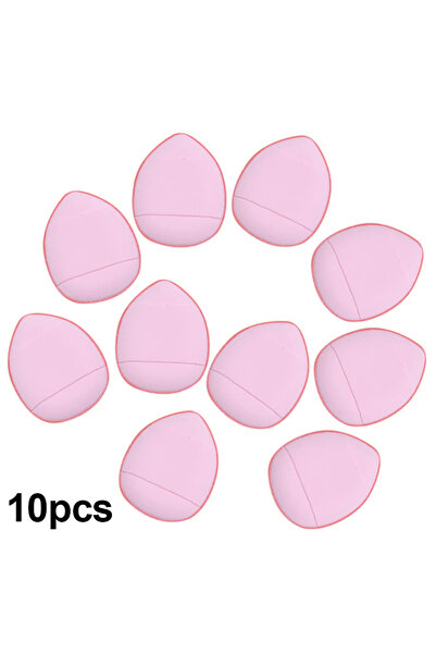 Choice4 10 وردي في حقيبة 5/10 قطع صغيرة من إسفنجة الإصبع لكريم الأساس والبودر...
