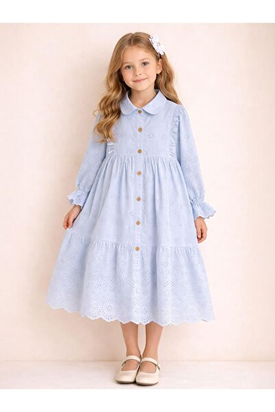 Giyinse Belda Girl's Dress Blue