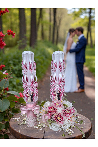 LumanariRegale Carved wedding candles