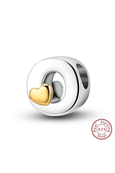 Choice7 O Classic 925 Sterling Silver 26 Letters A-Z Alphabet Charm Heart Lov...
