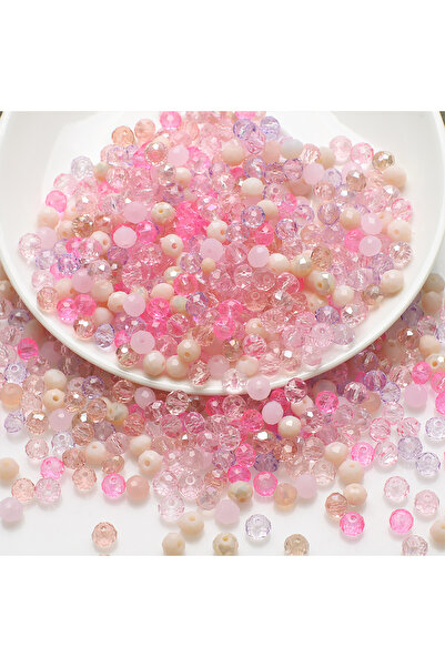 Choice7 6mm 90pcs Pink Mix Color 2/3/4/6/8/10/12MM Rondelle Austria Faceted C...
