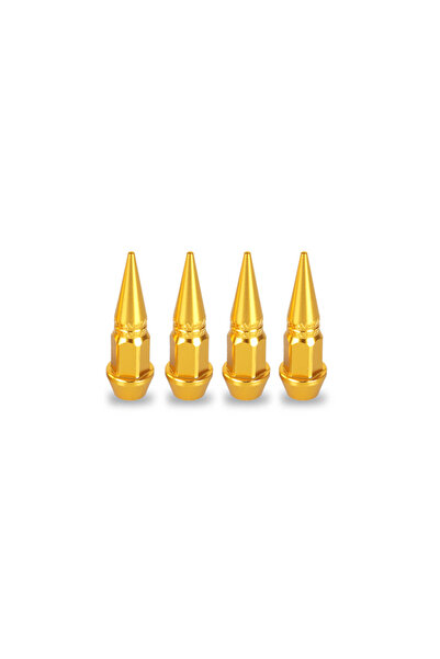 Choice11 أغطية صمامات إطارات السيارات والدراجات النارية من QMM-DK-Gold، 4 قطع...