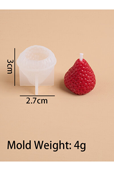 Choice3 قالب سيليكون ثلاثي الأبعاد على شكل فراولة معطر برائحة رومانسية، يمكنك...