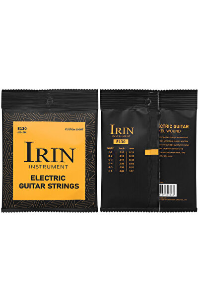 Choice5 أوتار غيتار كهربائي E130 IRIN، قلب من الفولاذ عالي الكربون، طلاء أيون...