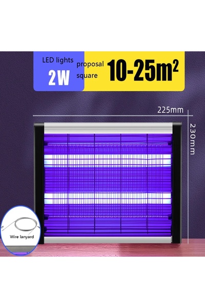 Choice4 UK Plug 2W Commercial mosquito repellent restaurant hotel fly lamp ho...