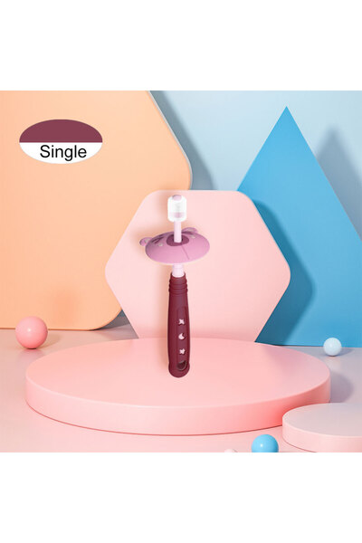 Choice3 فرشاة أسنان للأطفال الرضع من عمر سنة إلى 6 سنوات، بتصميم دائري 360 در...