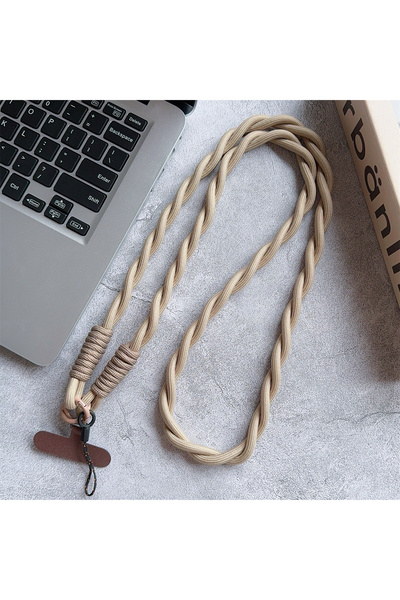 choice2 قطعة واحدة لون 9644-1433، حبل هاتف من النايلون المجدول - حزام طويل لل...