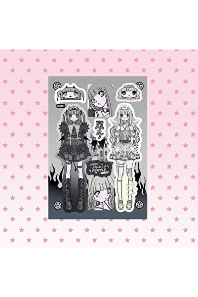 Choice6 25 قطعة (1/32 قطعة) من كتاب ملصقات دومي الكوري الجديد، صفحات داخلية، ...