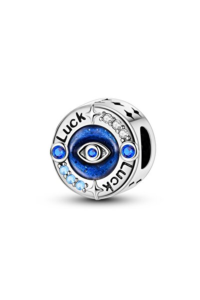 Choice66 KJC1130 925 Sterling Silver Mysterious Blue Butterfly Devil's Eye Fa...