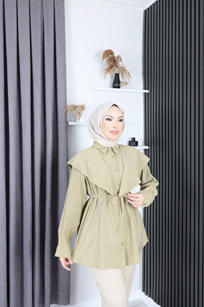 Nergis Neva Butik New Season Cape Modal Tunic