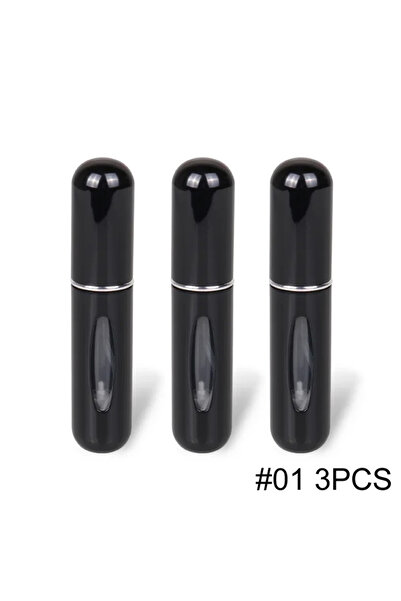 Choice13 زجاجة رذاذ محمولة قابلة لإعادة التعبئة سعة 5 مل، مزودة ببطانة بلاستي...