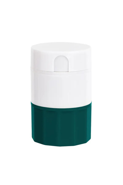 choice2 Dark Green 4-in-1 Pill Cutter and Grinder Set with Storage Box. Split...
