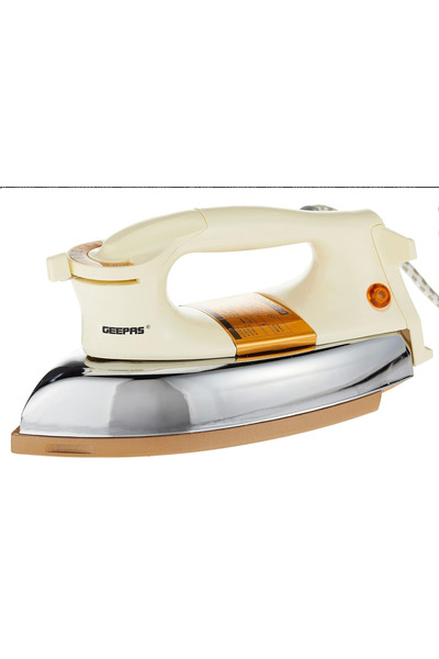 Geepas Automatic Dry Iron 1200.0 W Gdi7752 Beige/silver/brown