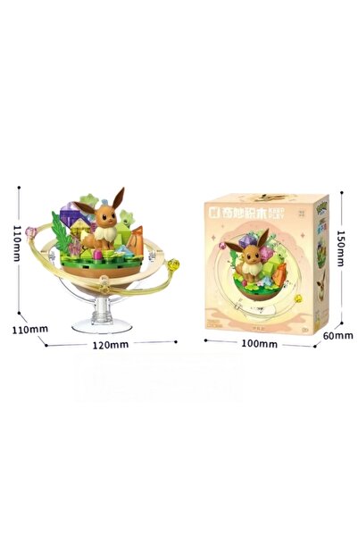 Choice15 With Box Eevee New Keeppley Original Pokemon DIY Building Blks Toys ...