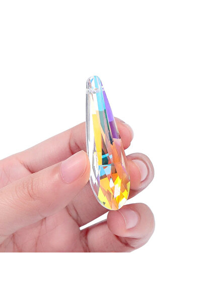 Choice3 9 Crystal Glass Prism Pendants AB Color Hanging Suncatcher Accessorie...
