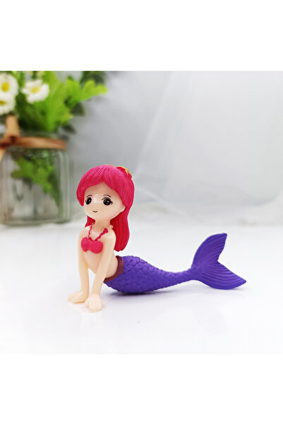 Choice7 زينة حوض السمك البلاستيكي، زينة حورية البحر الصغيرة، تماثيل مصغرة، زي...