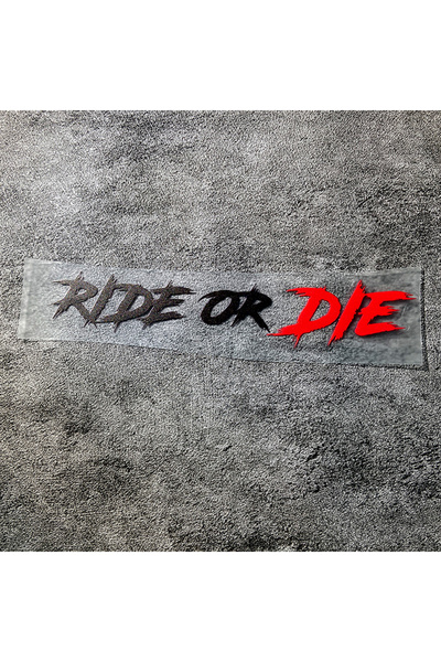 Choice3 ملصقات خوذة دراجة نارية CKROD سوداء وحمراء، مقاس 20×3.6 سم، قطعة واحد...