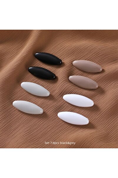 Choice4 مجموعة من 7 قطع (8 قطع) من إبرة تثبيت الوشاح البلاستيكية الأنيقة عالي...