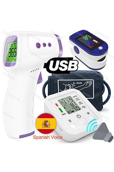 Choice11 Spanish Voice Set 8 Spanish Voice Arm Automatic Blood Pressure Monit...