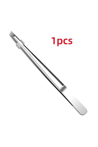 Choice ملقط احترافي واحد من الفولاذ المقاوم للصدأ للحواجب وشعر الوجه، طرف دقي...