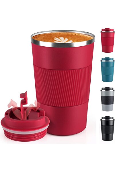 British Chef 510ml insulated stainless steel coffee mug, leak-proof , Thermal...