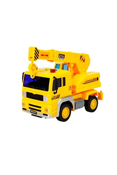 Sunman Maxx Wheels Construction Vehicles with Sound and Light 20 cm 31483 Crane