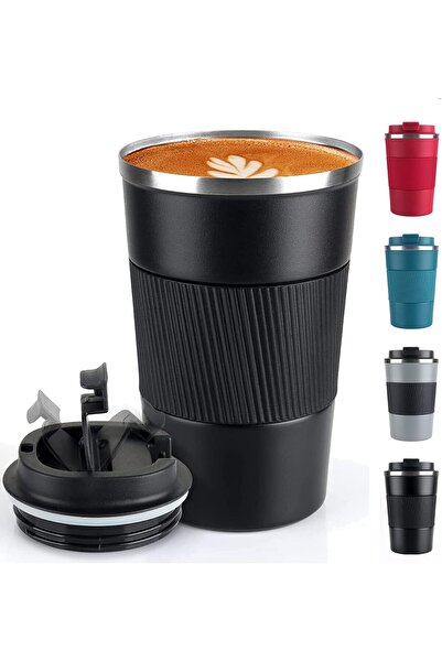 British Chef 510ml insulated stainless steel coffee mug, leak-proof , Thermal...