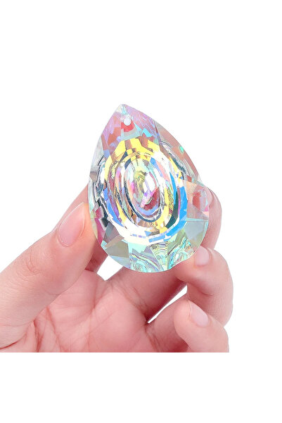 Choice8 1 Crystal Glass Prism Pendants AB Color Hanging Suncatcher Accessorie...