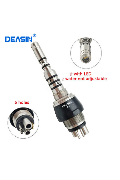 Choice3 وصلة ألياف بصرية للأسنان M6 غير قابلة للتعديل، 460 LED، 6 فتحات، سريع...