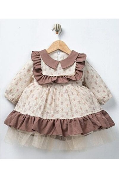 Canöz Kids Kız Bebek Elbise