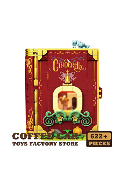 choice2 ٦٢٢ قطعة مع صندوق، كتاب قصص الأميرة الحالمة ثلاثي الأبعاد، مكعبات بنا...