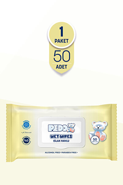 Pedo Klasik Islak Mendil 50'li