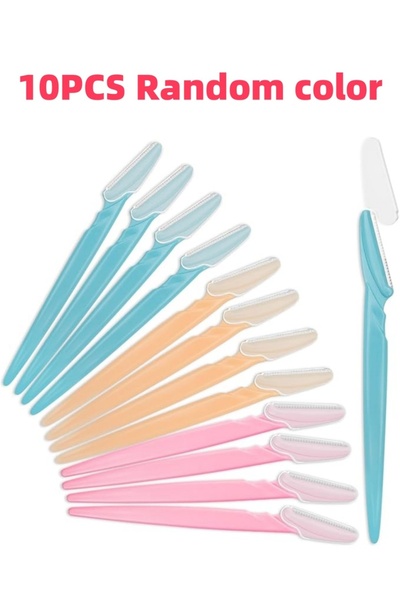 Choice6 10PCS-Colo Mixed 5-30PCS Eyebrow Razor Set Multipurpose Face Razors F...