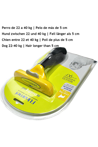 Choice5 فرشاة (L) - ملحقات العناية بالكلاب ذات الشعر الطويل، مزيل تشابك شعر ا...