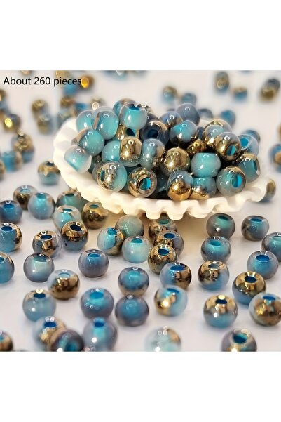 Choice7 4mm 10 DIY handmade jewelry materials with round beads, colorful bead...