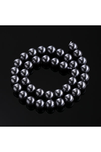Choice19 4mm-96pcs Dark grey 1Strand 4-10mm Aoubt 39-96pcs Glass Artificial P...