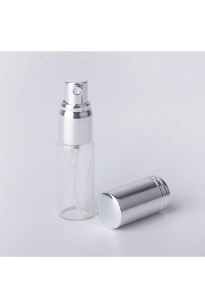 Choice4 علبة مستحضرات تجميل صغيرة محمولة فارغة سعة 5 مل، فضية اللون، 100 قطعة...