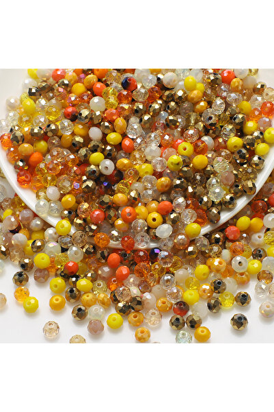 Choice31 4mm 500pcs Yellow Mix Color 2/3/4/6/8/10/12MM Rondelle Austria Facet...