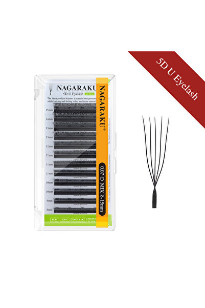 Choice36 8 مم 0.07 مم D 5D U رموش NAGARAKU على شكل حرف U ثلاثية/رباعية/خماسية...