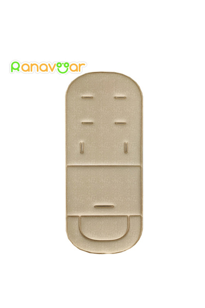 Choice8 وسادة عربة أطفال مريحة بلون بيج فاتح من فاشن، وسادة مقعد ناعمة من فور...