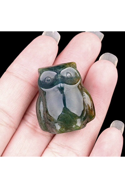 Choice1 India Agate 1in Amethyst Tiger Eye Stone Opal Rose Quartz Owl Mini Or...