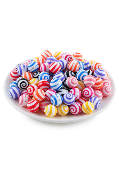 Choice8 20Pcs Mixed colors NEW Christmas Series Printed Silicone Beads 20Pcs/...