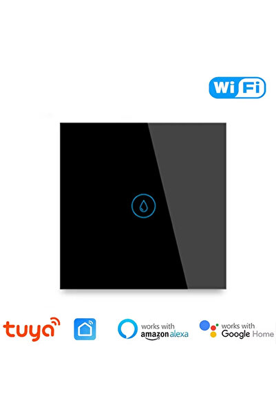 Choice6 EU black 20A Tuya WiFi Water Heater Switch 20A/40A Smart Boiler Wall ...