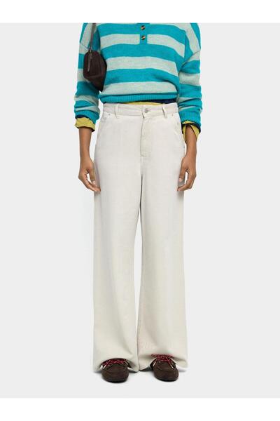 PARFOIS Kadın Liyosel ve Pamuklu Denim Pantolon