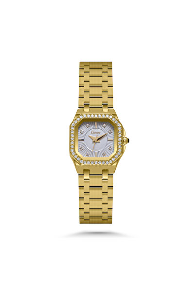 catera Women's watch with a gold-tone steel strap - a distinctive presence