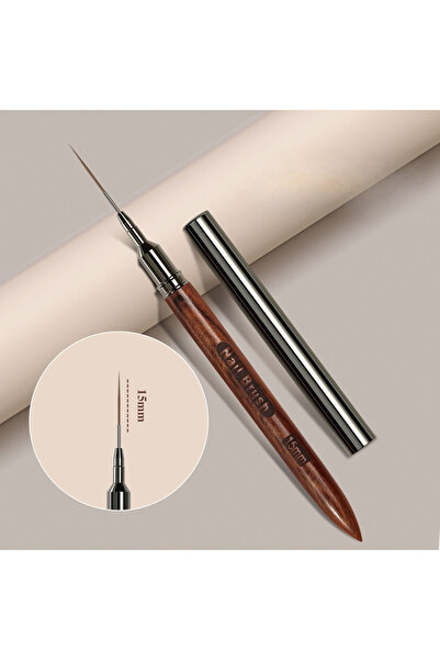 Choice4 04 1 Pc Round Wooden Handle Art Eyeliner Pen DIY Painting Brush Line ...