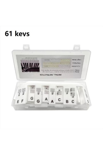 Choice1 61 keys black Piano keyboard stickers, suitable for 88/61-key pianos,...